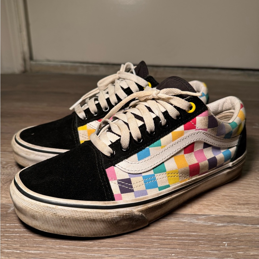 Colorful Checkered Vans